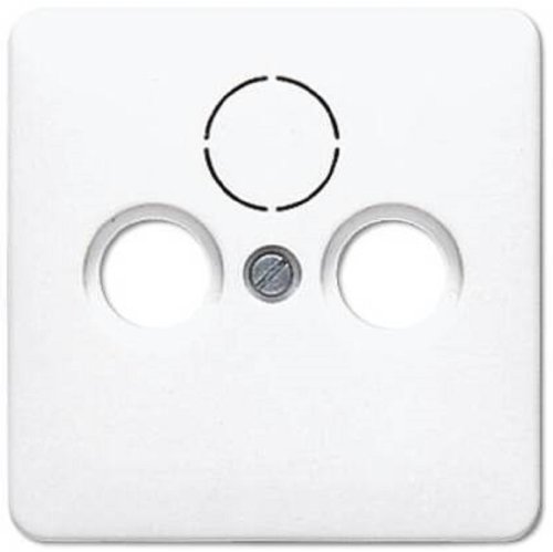 Лицевая панель Jung CD500 для розетки TV+R/TV+R+SAT белый картинка